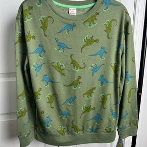 Cat And Jack Dinosaur Print Kids Sweatshirt Size XL, NWT